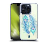 HEAD CASE PIUME DI PAVONE CUSTODIA COVER MORBIDA IN GEL PER APPLE iPHONE PHONES