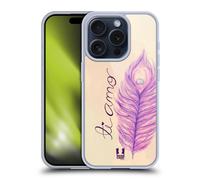 HEAD CASE PIUME DI PAVONE CUSTODIA COVER MORBIDA IN GEL PER APPLE iPHONE PHONES