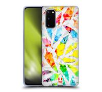 HEAD CASE PIUME GEOMETRICHE CUSTODIA COVER MORBIDA IN GEL PER SAMSUNG TELEFONI 1