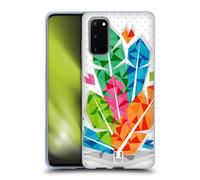 HEAD CASE PIUME GEOMETRICHE CUSTODIA COVER MORBIDA IN GEL PER SAMSUNG TELEFONI 1