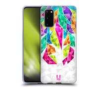 HEAD CASE PIUME GEOMETRICHE CUSTODIA COVER MORBIDA IN GEL PER SAMSUNG TELEFONI 1