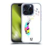 HEAD CASE PIUME NEON CUSTODIA COVER MORBIDA IN GEL PER APPLE iPHONE TELEFONI