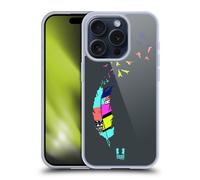 HEAD CASE PIUME NEON CUSTODIA COVER MORBIDA IN GEL PER APPLE iPHONE TELEFONI