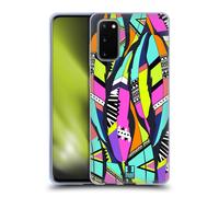 HEAD CASE PIUME NEON CUSTODIA COVER MORBIDA IN GEL PER SAMSUNG TELEFONI 1