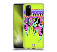 HEAD CASE PIUME NEON CUSTODIA COVER MORBIDA IN GEL PER SAMSUNG TELEFONI 1