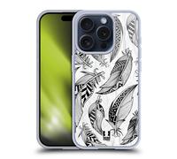 HEAD CASE PIUME TRIBALI CUSTODIA COVER MORBIDA IN GEL PER APPLE iPHONE TELEFONI