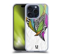 HEAD CASE PIUME TRIBALI CUSTODIA COVER MORBIDA IN GEL PER APPLE iPHONE TELEFONI