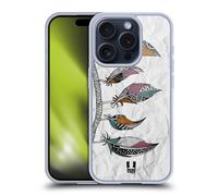 HEAD CASE PIUME TRIBALI CUSTODIA COVER MORBIDA IN GEL PER APPLE iPHONE TELEFONI