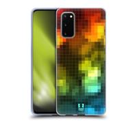 HEAD CASE PIXEL PATTERNS CUSTODIA COVER MORBIDA IN GEL PER SAMSUNG TELEFONI 1