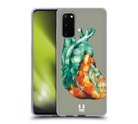 HEAD CASE POLYGONAL ANATOMY CUSTODIA COVER MORBIDA IN GEL PER SAMSUNG TELEFONI 1