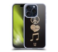HEAD CASE POWER OF MUSIC CUSTODIA COVER MORBIDA IN GEL PER APPLE iPHONE TELEFONI
