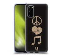 HEAD CASE POWER OF MUSIC CUSTODIA COVER MORBIDA IN GEL PER SAMSUNG TELEFONI 1