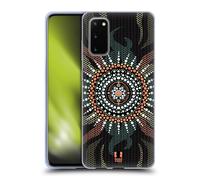 HEAD CASE PUNTI ABORIGENI CUSTODIA COVER MORBIDA IN GEL PER SAMSUNG TELEFONI 1