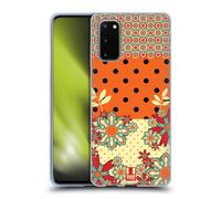HEAD CASE PUNTI FLOREALI CUSTODIA COVER MORBIDA IN GEL PER SAMSUNG TELEFONI 1