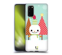HEAD CASE PUPAZZO DI NEVE CUSTODIA COVER MORBIDA IN GEL PER SAMSUNG TELEFONI 1