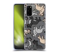 HEAD CASE RAZZE CANINE MODELLI 18 CUSTODIA COVER MORBIDA IN GEL PER SAMSUNG 1