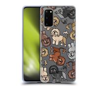 HEAD CASE RAZZE CANINE MODELLI 18 CUSTODIA COVER MORBIDA IN GEL PER SAMSUNG 1