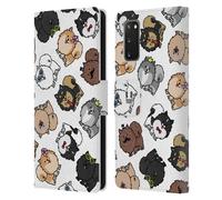 HEAD CASE RAZZE DI CANI PATTERN CUSTODIA COVER A PORTAFOGLIO PER SAMSUNG 1