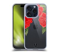 HEAD CASE ROSE ROSSE CUSTODIA COVER MORBIDA IN GEL PER APPLE iPHONE TELEFONI