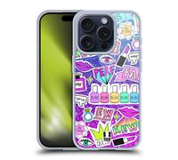 HEAD CASE SASSY STICKERS CUSTODIA COVER MORBIDA IN GEL PER APPLE iPHONE TELEFONI