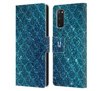 HEAD CASE SCAGLIE DI SIRENE CUSTODIA COVER A PORTAFOGLIO PER SAMSUNG TELEFONI 1