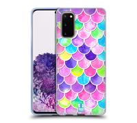 HEAD CASE SCAGLIE DI SIRENE CUSTODIA COVER MORBIDA IN GEL PER SAMSUNG TELEFONI 1