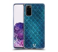 HEAD CASE SCAGLIE DI SIRENE CUSTODIA COVER MORBIDA IN GEL PER SAMSUNG TELEFONI 1