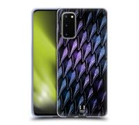 HEAD CASE SCALE METALLICHE DRAGONI CUSTODIA COVER MORBIDA IN GEL PER SAMSUNG 1