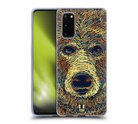 HEAD CASE SCRIBBLE FACES CUSTODIA COVER MORBIDA IN GEL PER SAMSUNG TELEFONI 1