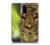 HEAD CASE SCRIBBLE FACES CUSTODIA COVER MORBIDA IN GEL PER SAMSUNG TELEFONI 1