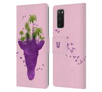 HEAD CASE SILHOUETTE ANIMALI SELVAGGI CUSTODIA COVER A PORTAFOGLIO PER SAMSUNG 1