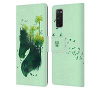 HEAD CASE SILHOUETTE ANIMALI SELVAGGI CUSTODIA COVER A PORTAFOGLIO PER SAMSUNG 1