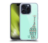 HEAD CASE SILHOUETTE PATTERN CUSTODIA COVER MORBIDA IN GEL PER APPLE iPHONE