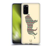 HEAD CASE SILHOUETTE PATTERN CUSTODIA COVER MORBIDA IN GEL PER SAMSUNG PHONES 1