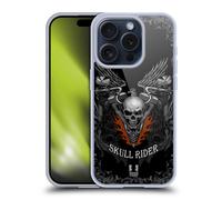 HEAD CASE SKULL BIKERS CUSTODIA COVER MORBIDA IN GEL PER APPLE iPHONE TELEFONI