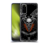 HEAD CASE SKULL BIKERS CUSTODIA COVER MORBIDA IN GEL PER SAMSUNG TELEFONI 1