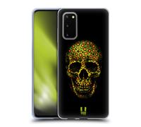 HEAD CASE SKULLS PRINTS CUSTODIA COVER MORBIDA IN GEL PER SAMSUNG TELEFONI 1