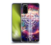 HEAD CASE STAMPA A CROCE CUSTODIA COVER MORBIDA IN GEL PER SAMSUNG TELEFONI 1