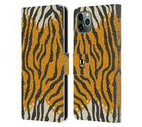 HEAD CASE STAMPA FLOREALE MIMETICA CUSTODIA COVER A PORTAFOGLIO PER APPLE iPHONE
