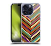 HEAD CASE STAMPE A RIGHE CUSTODIA COVER MORBIDA IN GEL PER APPLE iPHONE TELEFONI