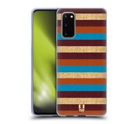 HEAD CASE STAMPE A RIGHE CUSTODIA COVER MORBIDA IN GEL PER SAMSUNG TELEFONI 1