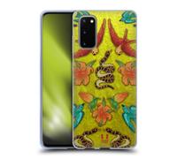 HEAD CASE STAMPE A TOPPE E TESSUTI CUSTODIA COVER MORBIDA IN GEL PER SAMSUNG 1