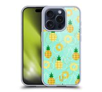 HEAD CASE STAMPE ANANAS CUSTODIA COVER MORBIDA IN GEL PER APPLE iPHONE TELEFONI
