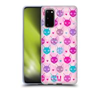 HEAD CASE STAMPE DI GATTI CUSTODIA COVER MORBIDA IN GEL PER SAMSUNG TELEFONI 1