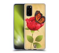 HEAD CASE STAMPE FARFALLE MONARCA CUSTODIA COVER MORBIDA IN GEL PER SAMSUNG 1