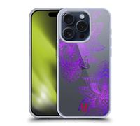 HEAD CASE STAMPE GLITTER MANDALA CUSTODIA COVER MORBIDA IN GEL PER APPLE iPHONE