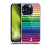 HEAD CASE STAMPE INTESSUTE CUSTODIA COVER MORBIDA IN GEL PER APPLE iPHONE PHONES