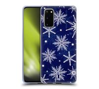 HEAD CASE STAMPE INVERNALI CUSTODIA COVER MORBIDA IN GEL PER SAMSUNG TELEFONI 1