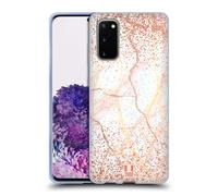 HEAD CASE STAMPE MARMOREE GLITTERATE CUSTODIA COVER MORBIDA IN GEL PER SAMSUNG 1