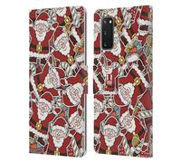 HEAD CASE STAMPE NATALIZIE CUSTODIA COVER A PORTAFOGLIO PER SAMSUNG TELEFONI 1